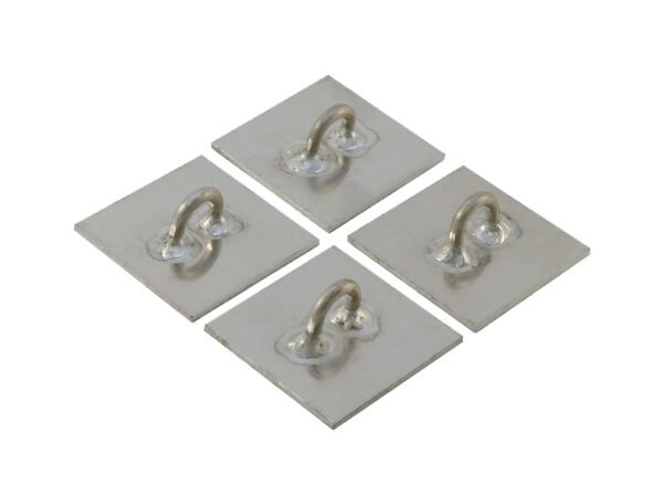 Lot de 4 platines d'ancrage pour filet de HOMEBALL