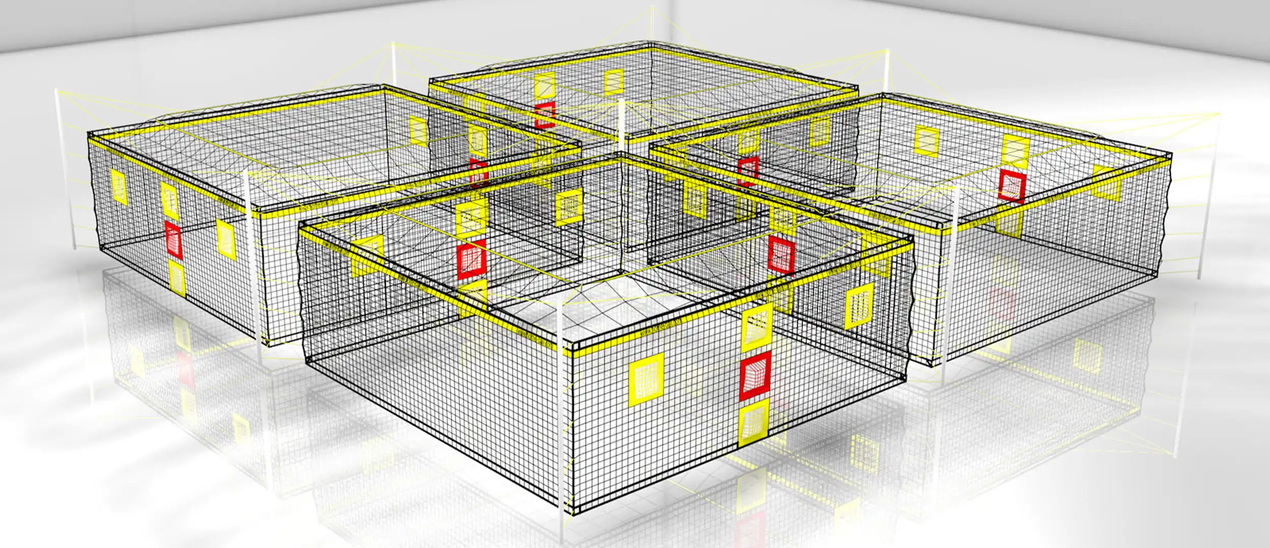 home ball à sceller quadruple en 3d