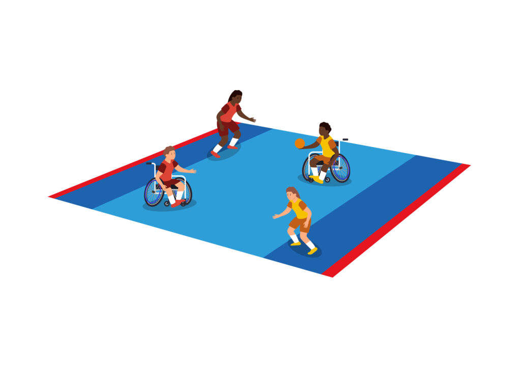 Match de Home Ball Handivalide en 2vs2